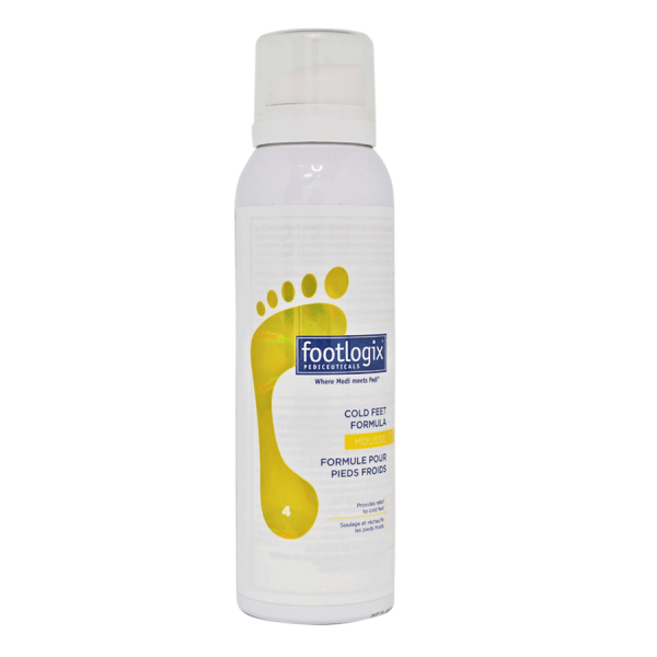 Footlogix Cold Feet Formula (4) - Pěna pro studené nohy, 125 ml